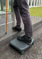 Dusch- und Badewannentritt zum bequemen und sicheren Einsteigen ANTHRAZIT