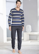 Interlock Schlafanzüge im Doppelpack mit Bündchenabschlüssen 