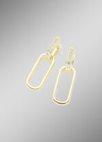 Vergoldete Klappcreolen 