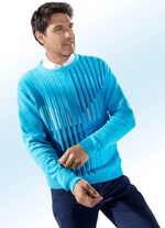 Sommerlicher t&uuml;rkisfabener Pullover 