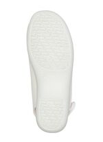 Sandale aus elastischem Textilmaterial CREMEWEISS-GOLD