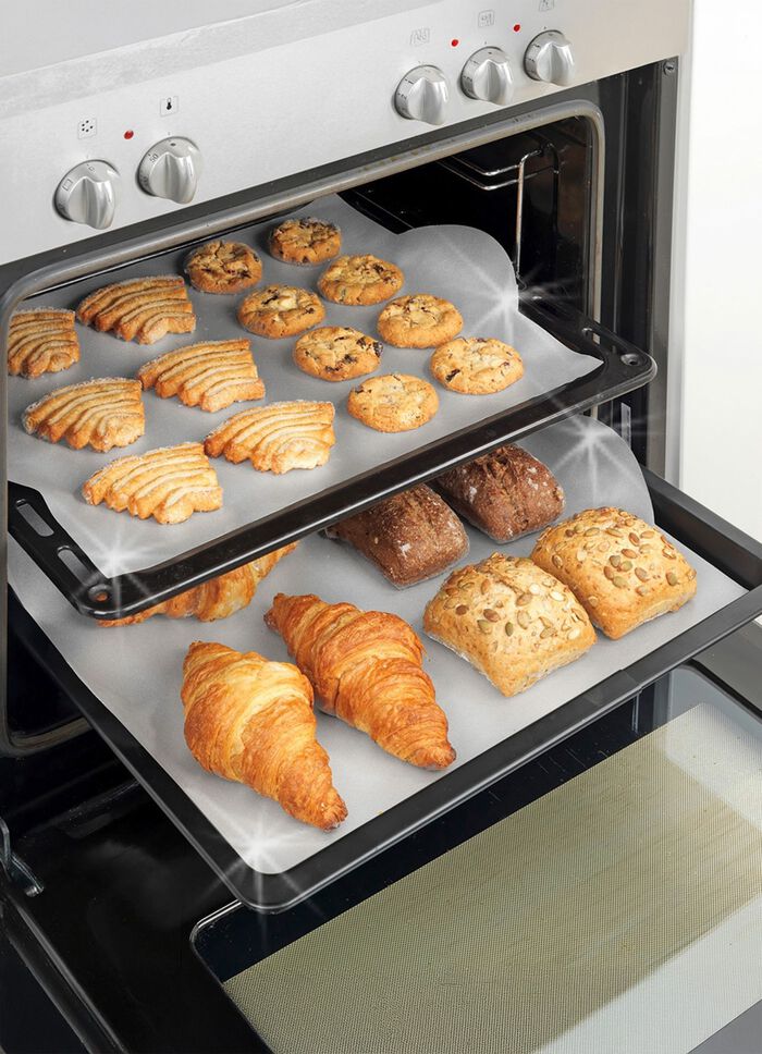 Dauerbackfolie im 2er-Set f&uuml;r Backbleche 