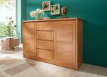 Sideboard aus Massivholz mit Softclose KERNBUCHE
