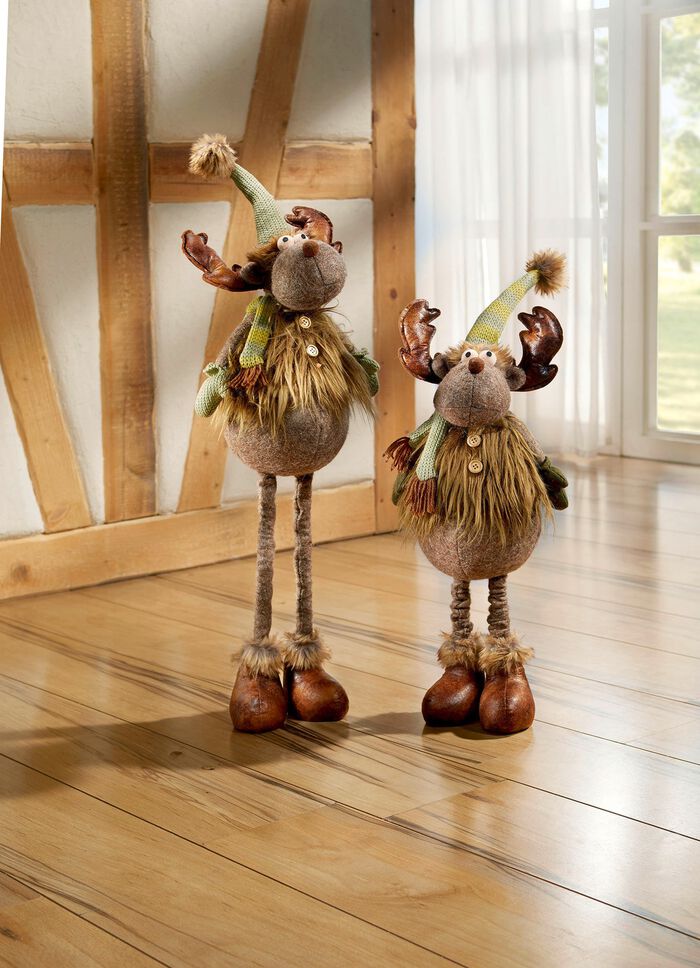 Elch, 2er-Set, mit Teleskopbeinen 