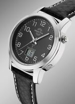 Modische, sportliche Damen-Lederarmbanduhr 