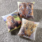 Kissenbez&uuml;ge mit Raubtiermotiv TIGER