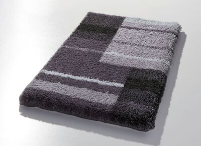 Badvorleger mit rutschhemmender R&uuml;ckseite von Grund GRAU