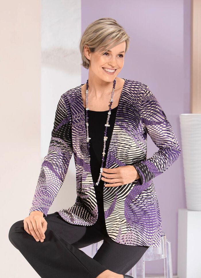 Shirt in Jacken-Optik 