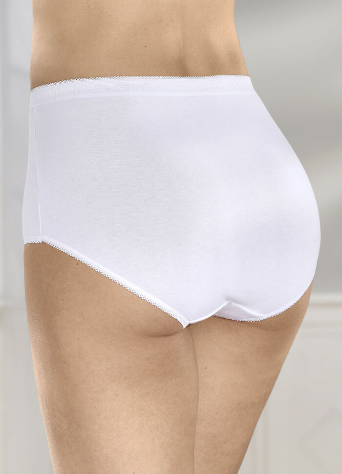 Fünferpack Slips mit Blumenmotiv 