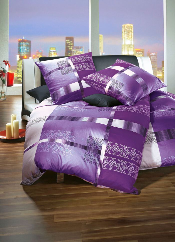 Bettw&auml;sche-Garnitur mit Rei&szlig;verschluss 