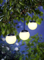 Stilvolle Solarkugeln Globus, 3er-Set 