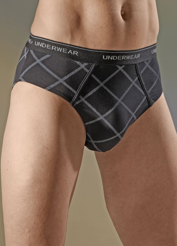 Viererpack Slips mit Elastikbund 