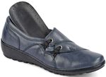 Gemini Slipper aus Rind-Nappaleder JEANSBLAU