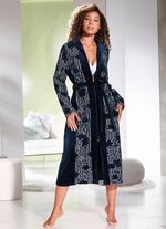 Hausmantel mit Rei&szlig;verschluss 