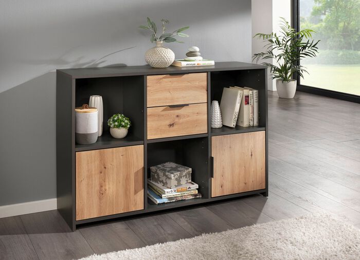 Moderne M&ouml;belserie ANTHR./EICHE-ART.