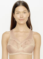 Susa Zweierpack BH mit Unterbruststütze 1X ANTHRAZIT, 1X HAUT