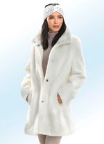 Kurzmantel mit Steh-Umlegekragen 