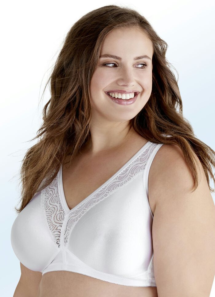 Swegmark of Sweden Zweierpack BH mit Spitzeneins&auml;tzen 1X BLEU, 1X WEISS