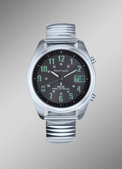 Pierre Chaubert- Funk-Solar-Herrenuhr 