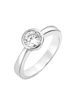 Zauberhafter Damenring mit synth. Zirkonia 