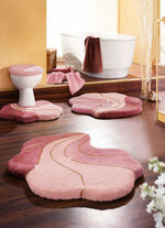 Barfußweiche Badgarnitur Gold-Glitzergarn ALTROSA