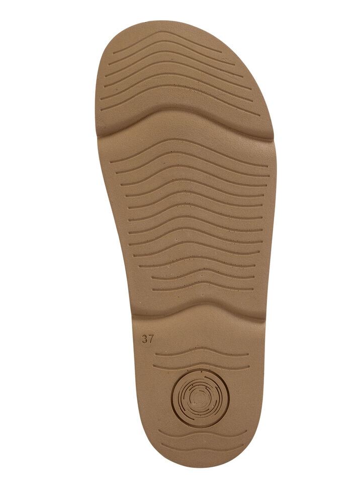 Gemini Pantolette aus Nappaleder mit Perforation WEISS