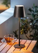 Moderne Tischleuchte f&uuml;r den Innen- und Au&szlig;enbereich 