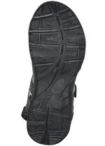 Trekking-Sandale mit drei praktischen Klettspangen GRAU-SCHWARZ