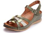 Gemini, klassische Damen-Sandalen, Weite G, mit Gummizug 