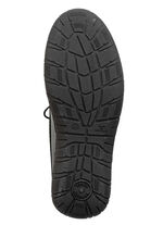 Schnür-Boots aus schattiertem Rind-Nappaleder SCHWARZ