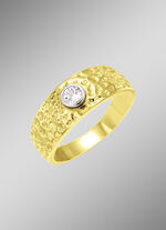 Herrenring mit Zirkonia 