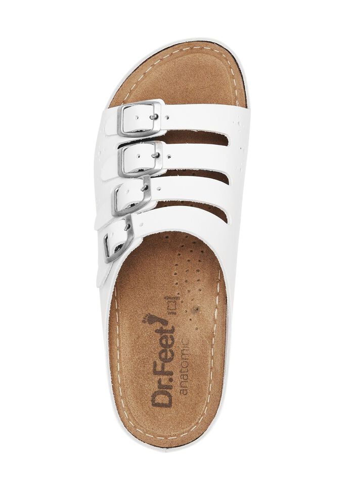 ELENA EDEN Pantolette aus teilweise perforiertem Nappaleder 