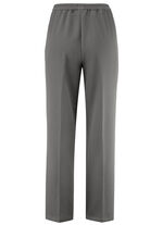 Hose mit schm&uuml;ckendem Zierteil  GRAU MELIERT