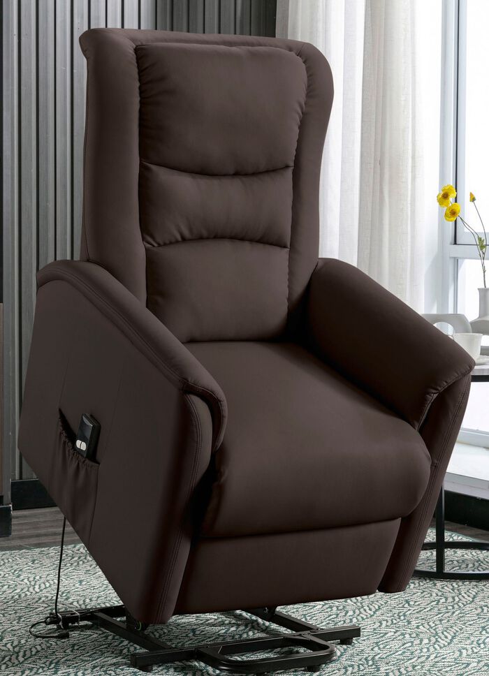 TV-Sessel mit Aufstehhilfe DUNKELBRAUN