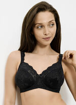 Triumph-Stellina B&uuml;gel-BH mit Jacquardmuster SCHWARZ
