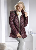 Jacke mit Kunstpelz-Innenausstattung in der Kapuze 