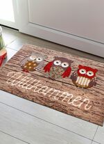 Fu&szlig;matte mit rutschhemmend beschichteter R&uuml;ckseite 