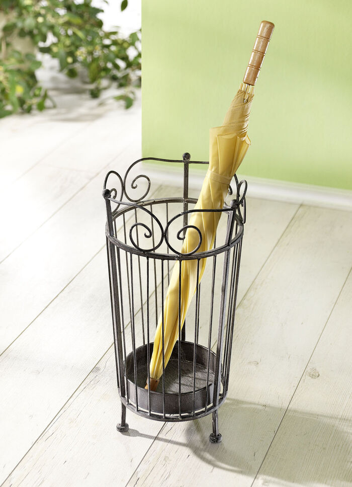 Schirmständer in Antikgrau 