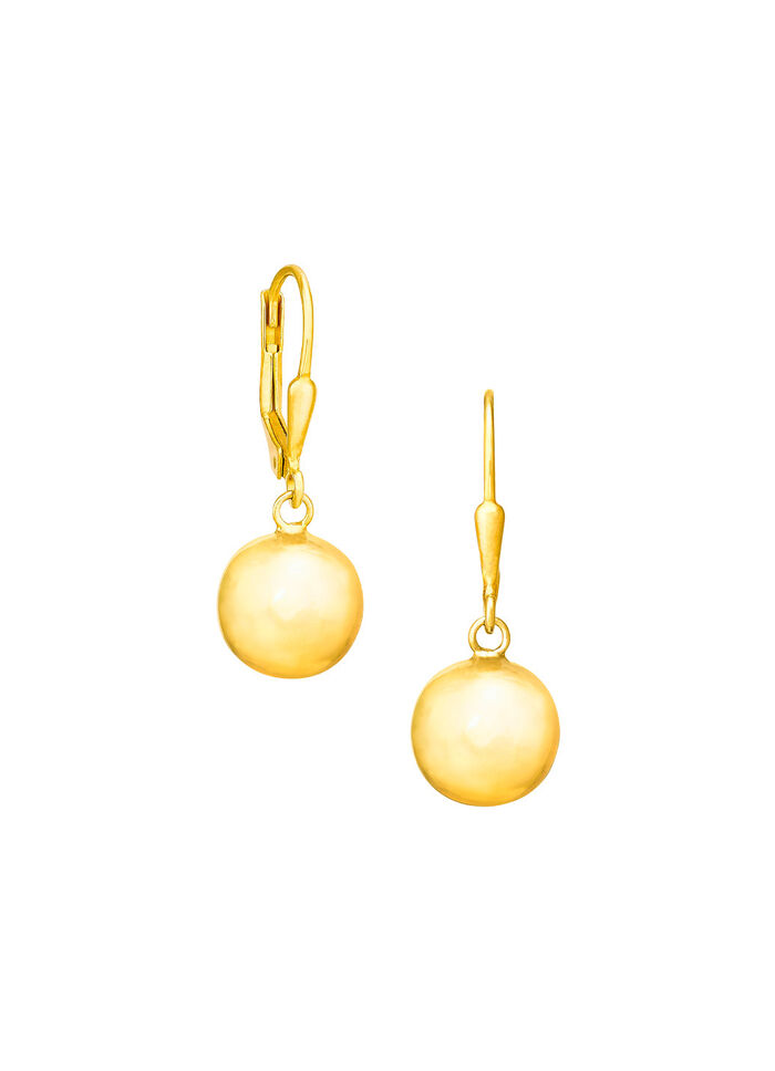 Vergoldete Ohrhänger aus Silber 