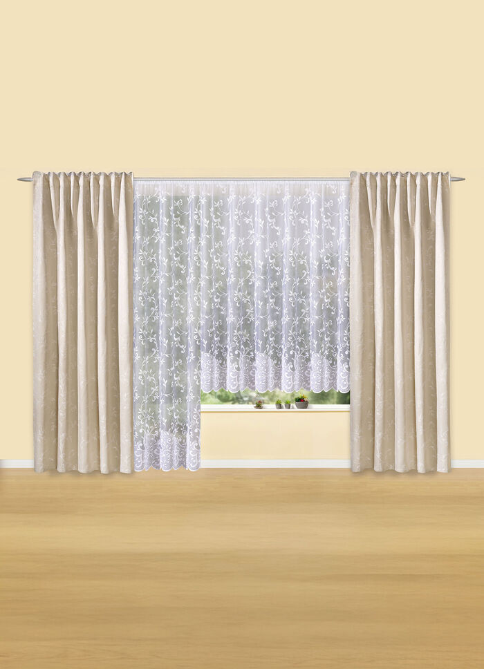 Hübscher Blumenfenster-Store 