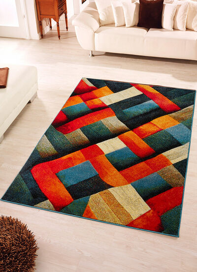 Farbenfrohe Brücken und Teppiche 