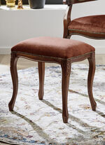 Italienische Sitzmöbel auf massivem Buchengestell NUSSBAUM-BORDEAUX