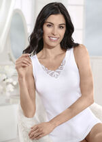 Dreierpack Hemden mit Stickereimotiv, auch als Spar-Sechserpack erhältlich WEISS