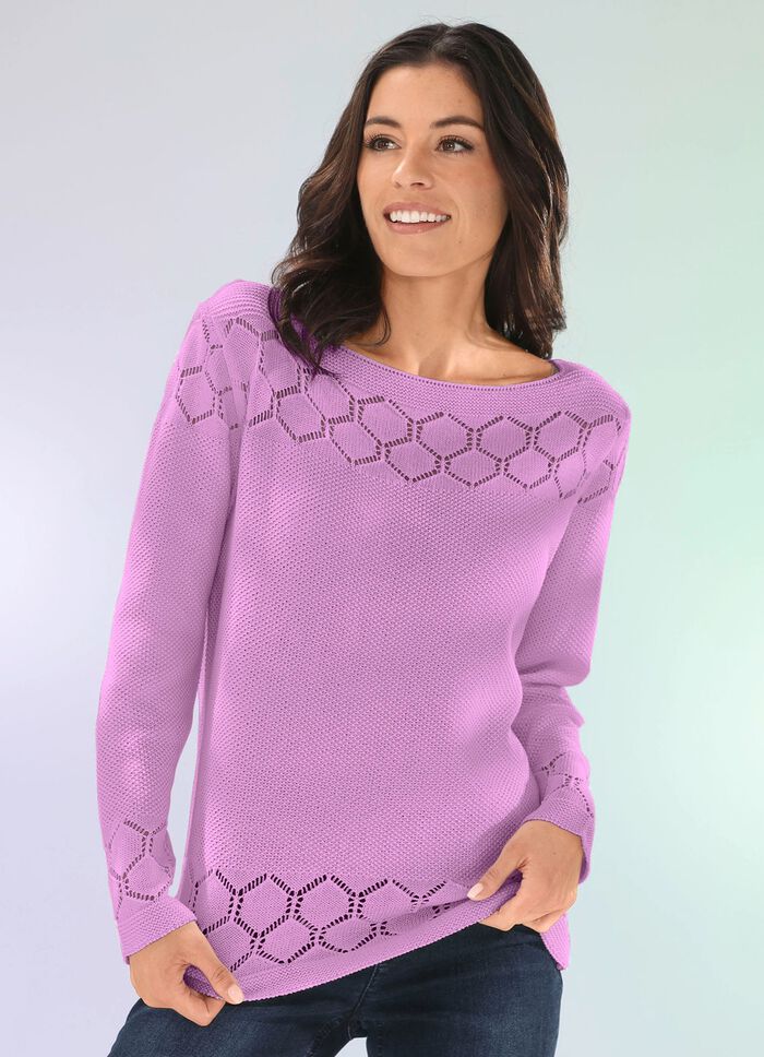 Pullover mit recycelter Baumwolle 