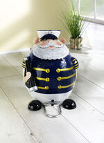 Mülleimer Kapitän aus Metall 