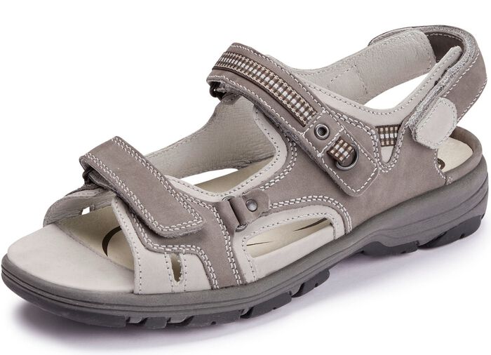 Waldl&auml;ufer, sportliche Damen-Sandalen, Weite H, mit herausnehmbarem Fu&szlig;bett 