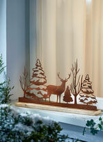 Winterlandschaft Gibacht in edler Rostoptik 