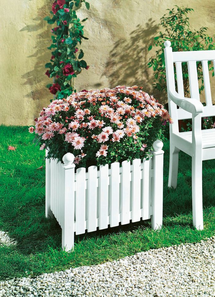 Pflanzkasten/Pflanzkasten-Einsatz aus Kunststoff 