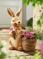 Hase mit Pflanztopf 