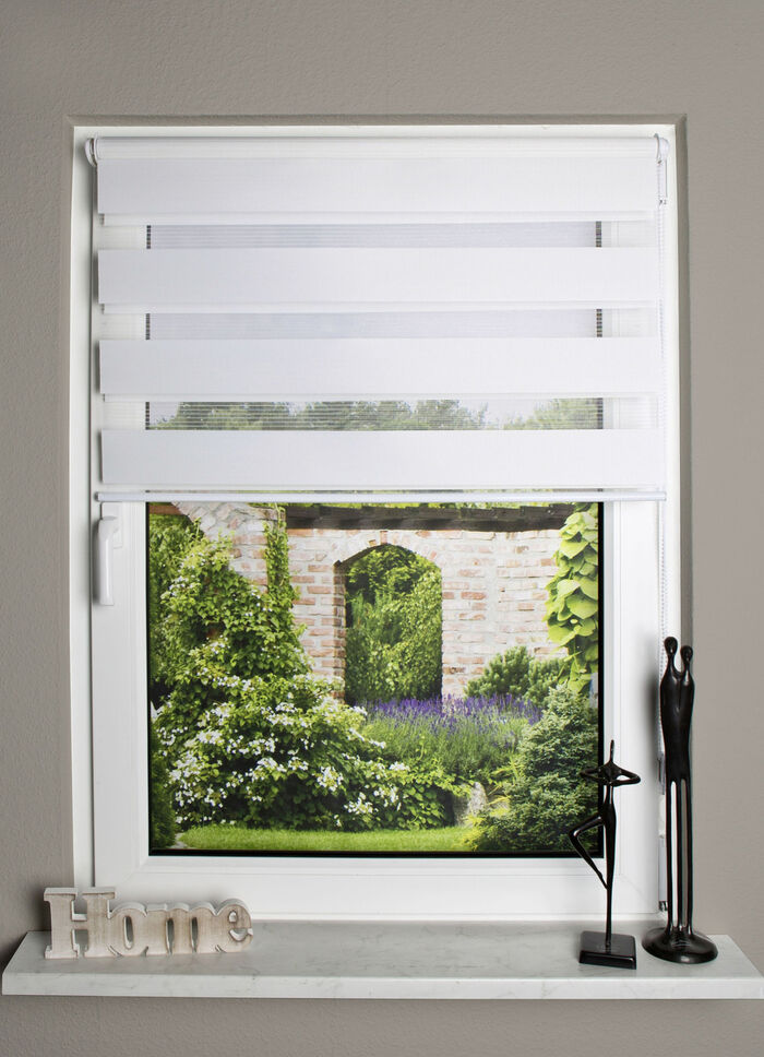 Kettenzugrollo mit Klemmträgern 